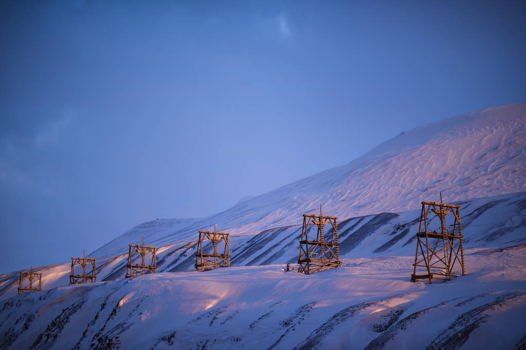 paysage de l'hiver en montagne
 - Photo, image