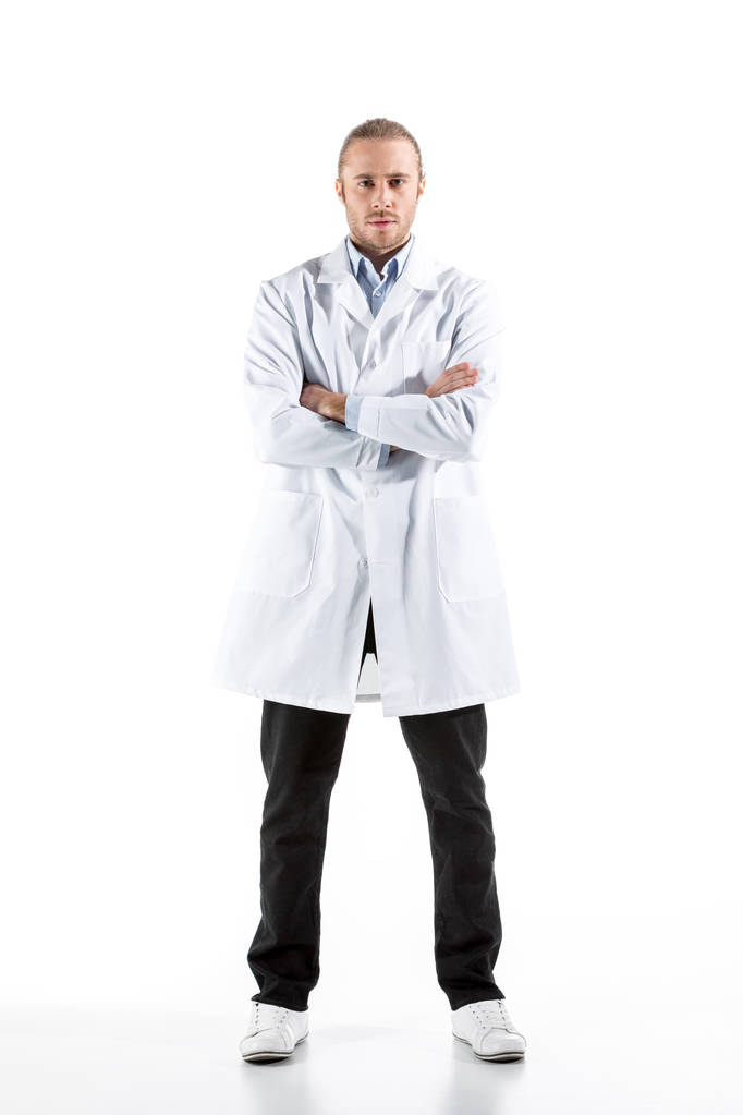 Doctor en Abrigo Blanco
 - Foto, Imagen