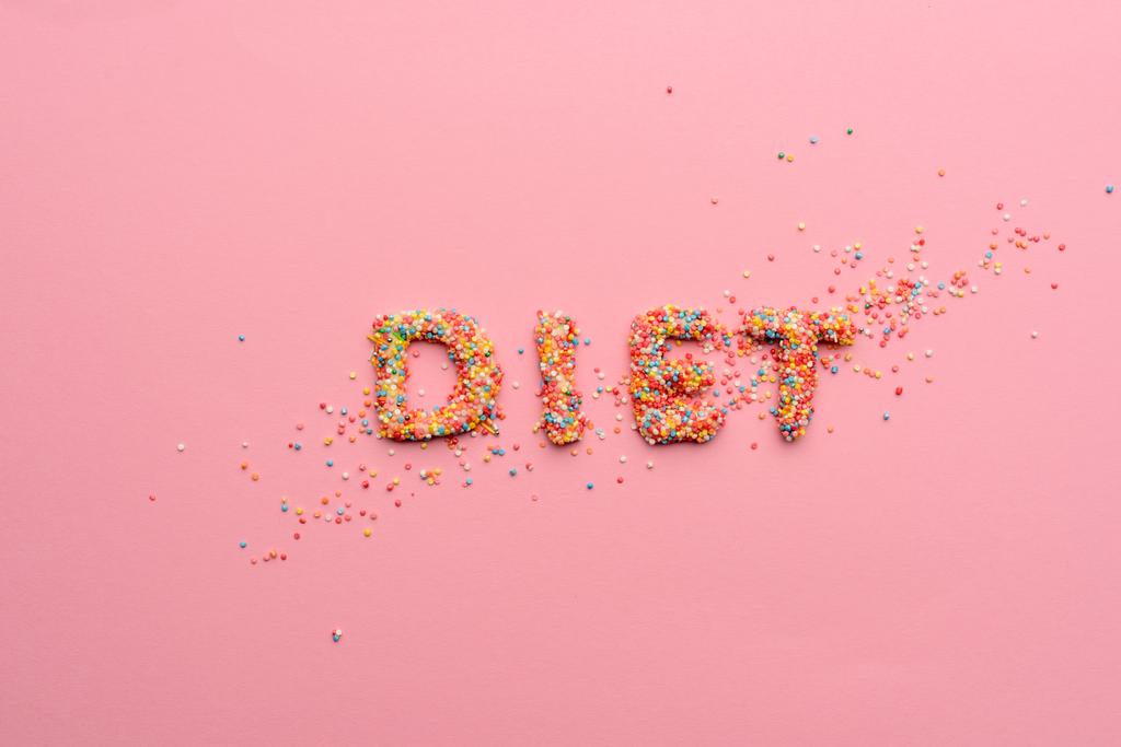Word dieet van snoep  - Foto, afbeelding