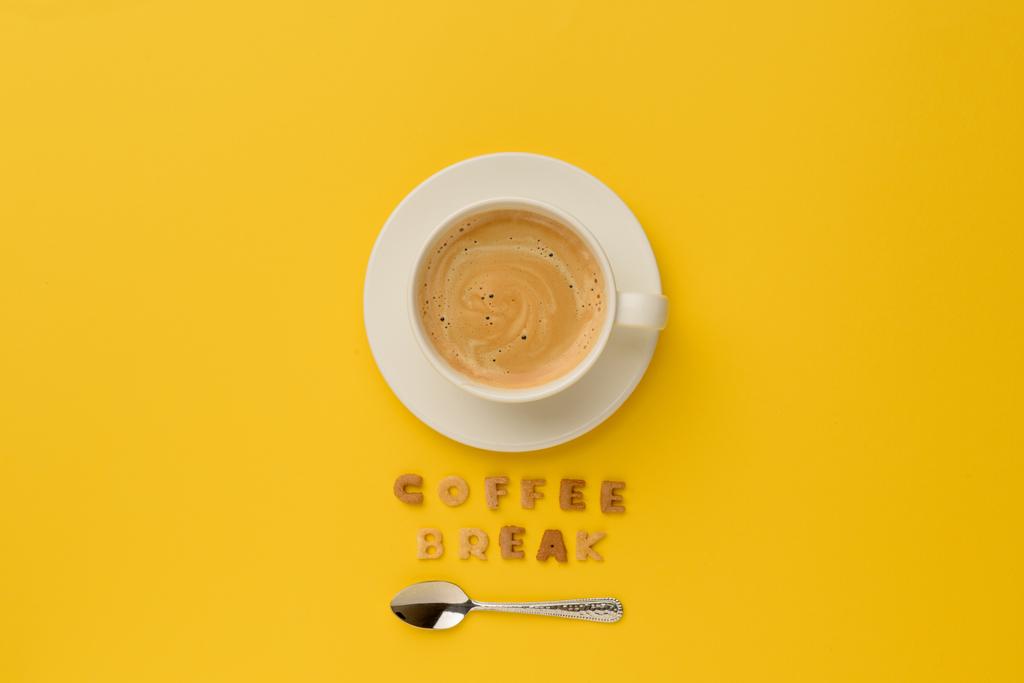 Egy csésze eszpresszó kávé. - Fotó, kép
