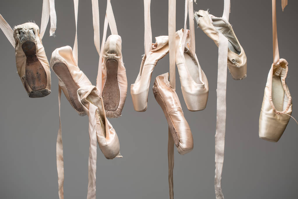 Balett cipő pointe elszigetelt - Fotó, kép