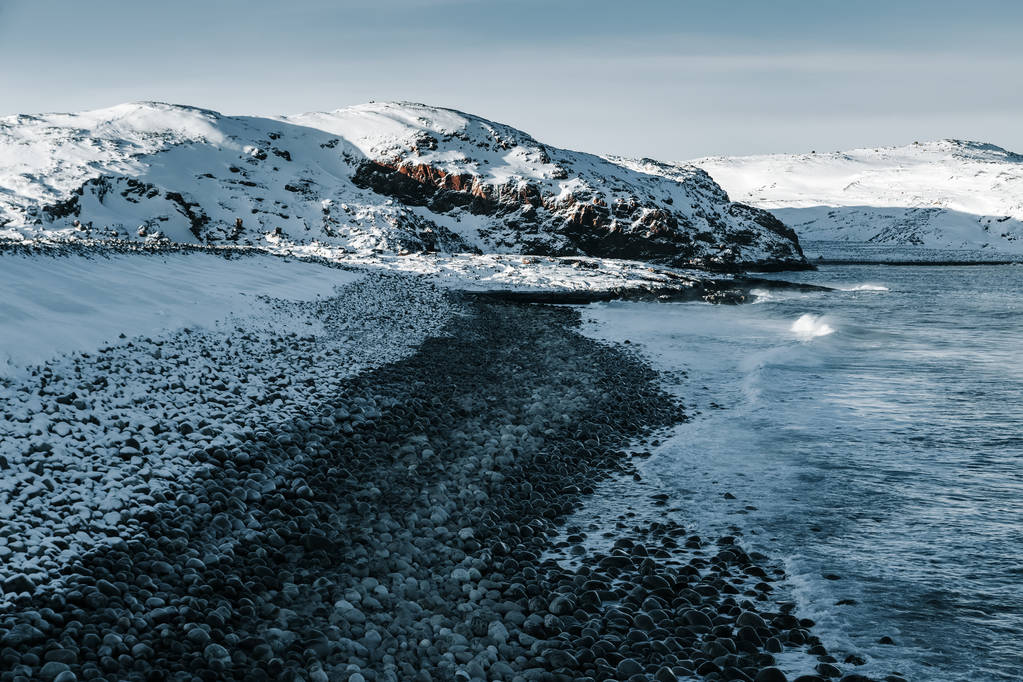 Barentsinmeri Jäämerellä. Kuolan niemimaa, Venäjä
 - Valokuva, kuva