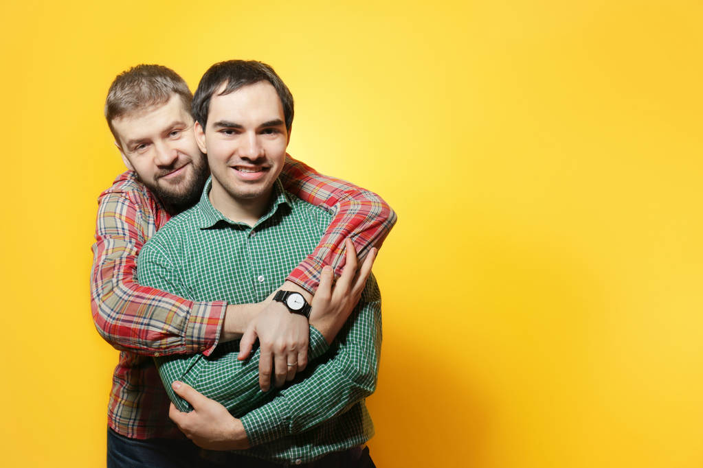šťastný homosexuální pár  - Fotografie, Obrázek