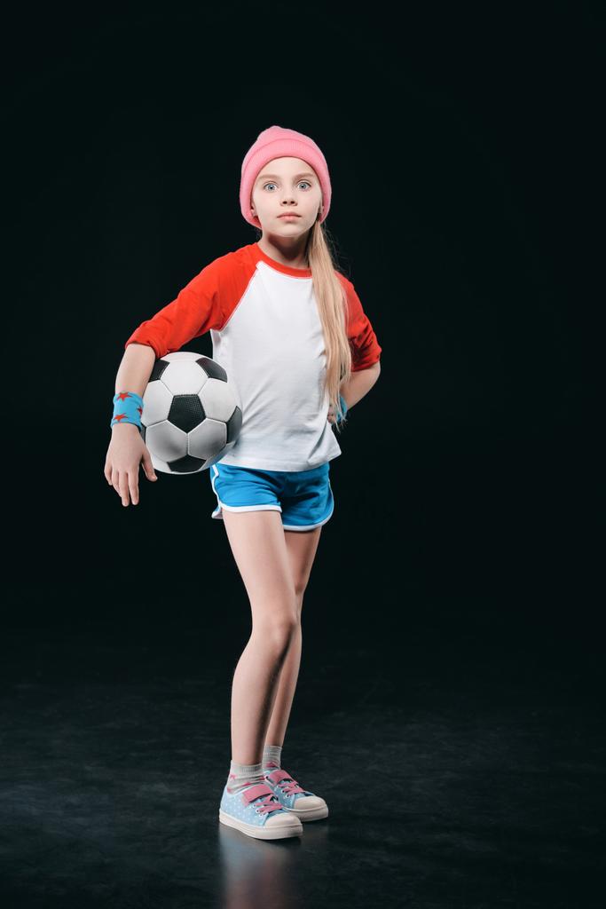 σπορ κορίτσι με μπάλα  - Φωτογραφία, εικόνα