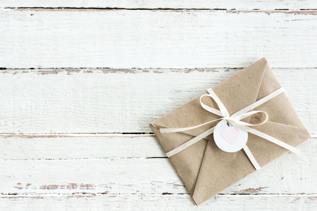 Decorative envelope with ribbon - Photo, Image