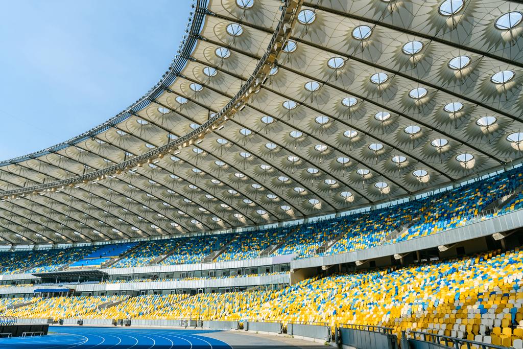 stadionin istuinrivit  - Valokuva, kuva