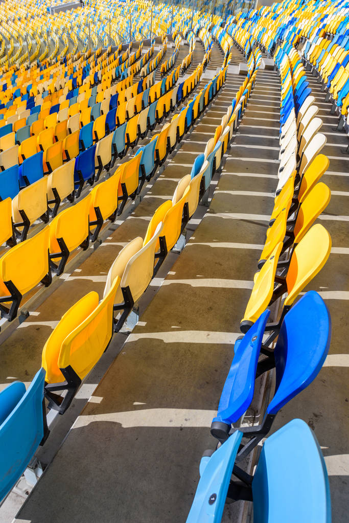 Sitzreihen im Stadion  - Foto, Bild