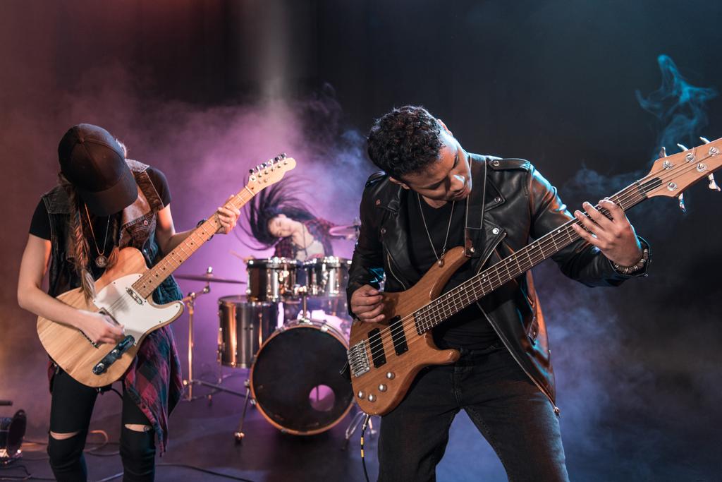 Rock band on stage  - Photo, Image