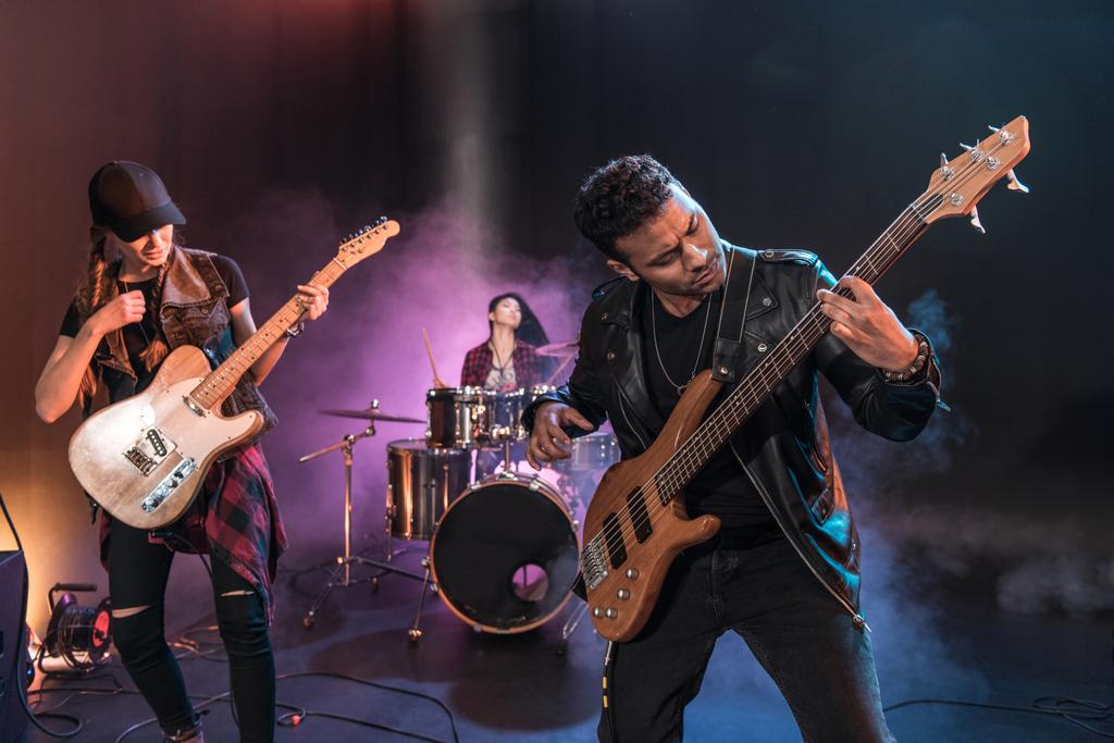 Rock band on stage - Photo, Image
