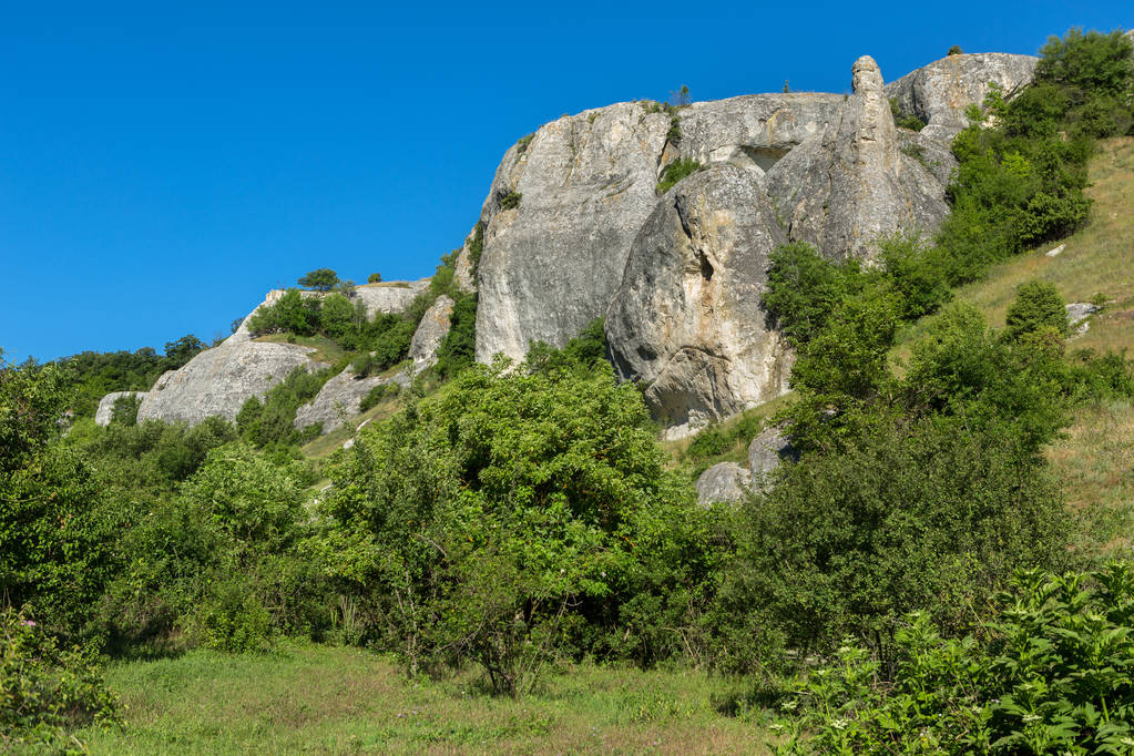 Cave City in Cherkez-Kermen Valley, Crimea - Photo, Image
