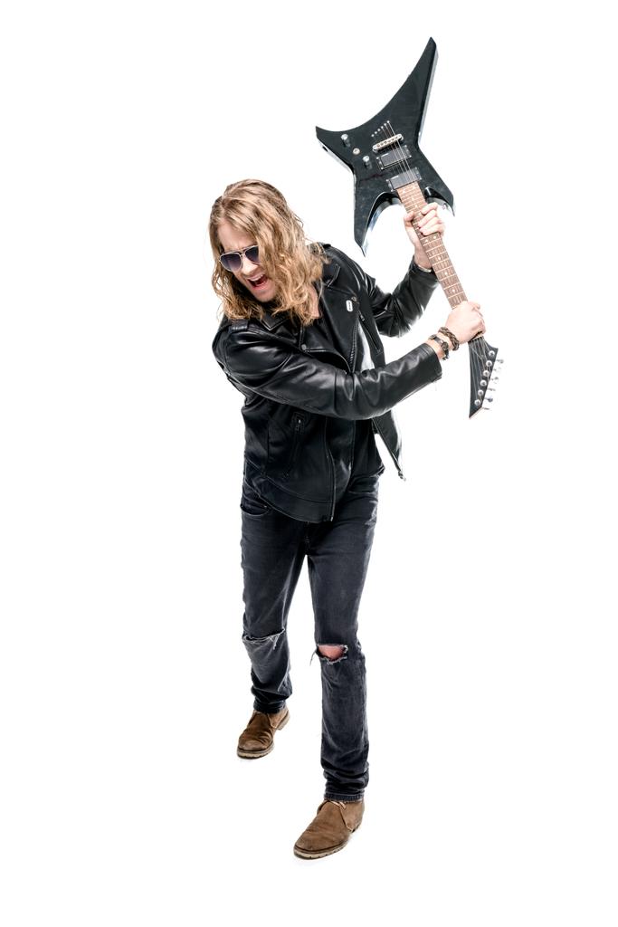 rocker elektromos gitár  - Fotó, kép