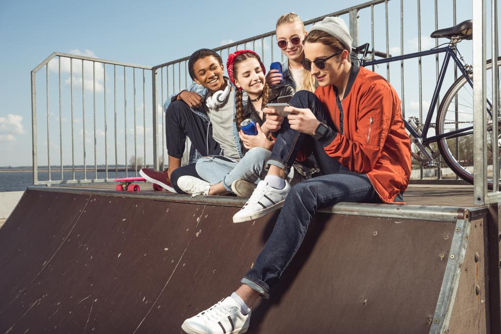 teenagers having fun  - Photo, Image