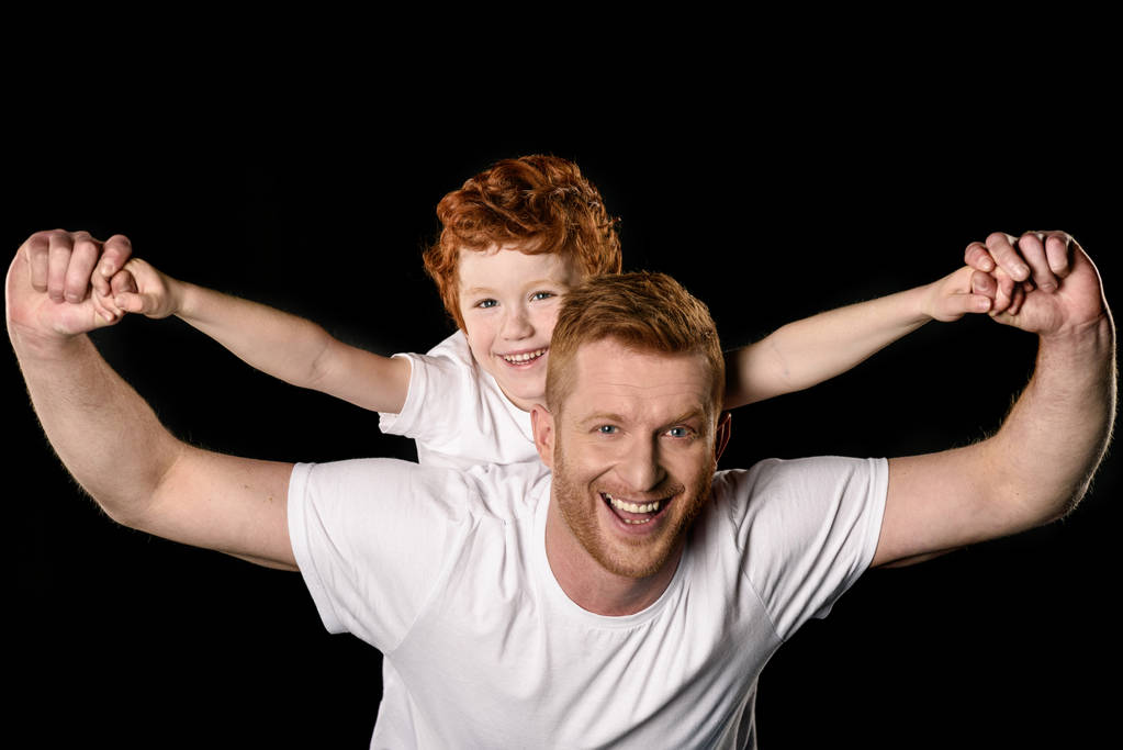 mutlu baba ile oğlu   - Fotoğraf, Görsel