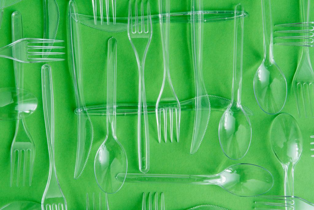 various plastic cutlery - Photo, Image