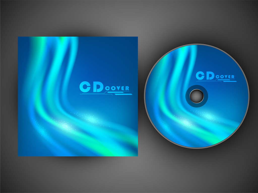 Стилизованный шаблон оформления обложки CD. EPS 10
. - Вектор,изображение