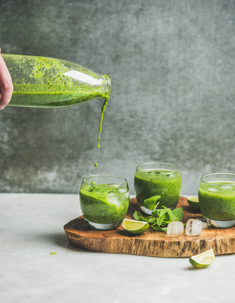 Fresh green smoothie - Photo, Image