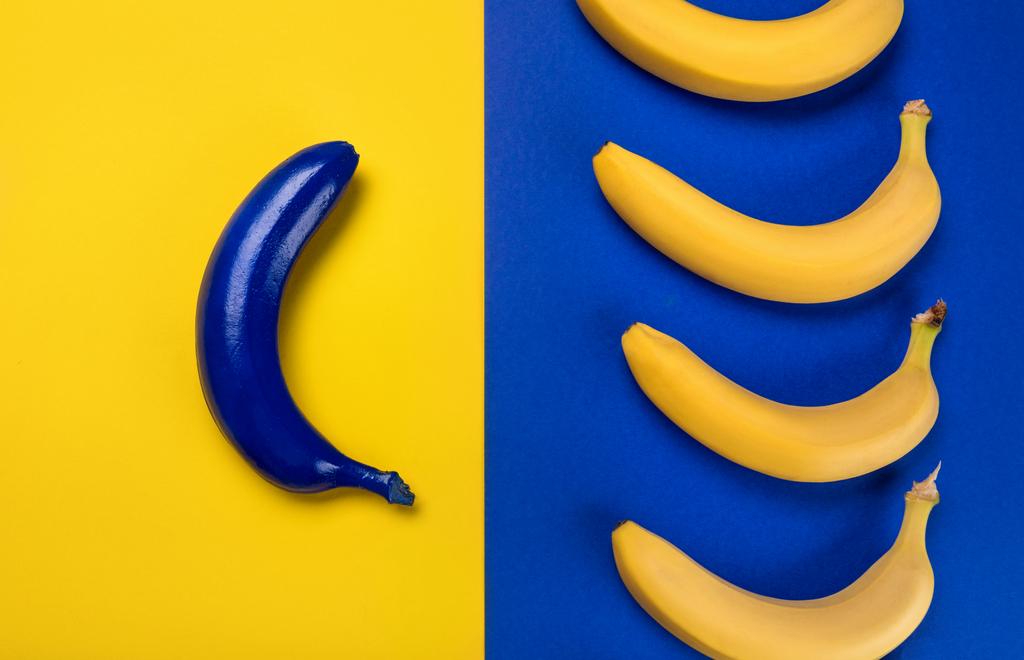 Kolekce barevných banány       - Fotografie, Obrázek
