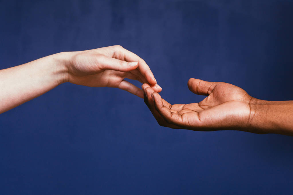 Mezinárodní vztahy, dotyk rukou milenci - Fotografie, Obrázek