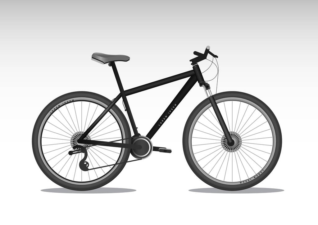 Ilustracja wektorowa realistyczne rower - Wektor, obraz