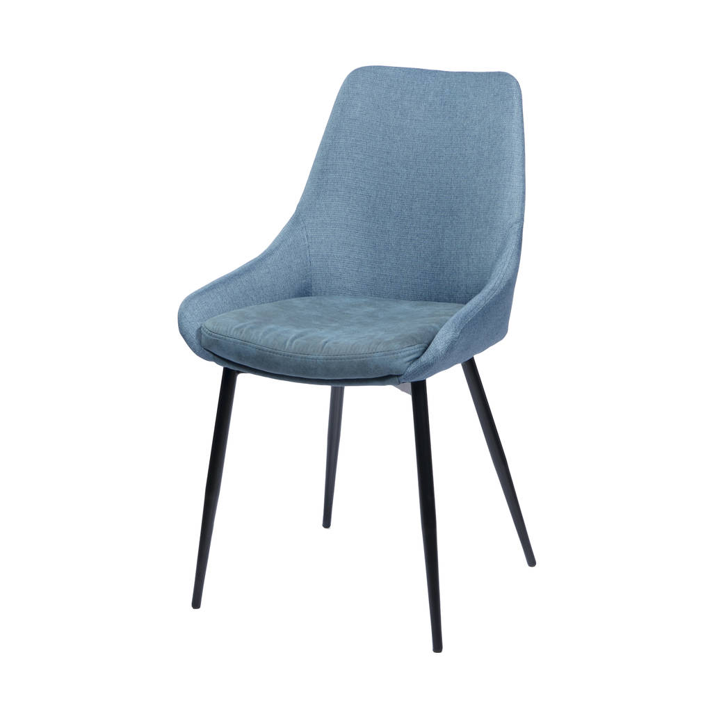 Krzesło na białym tle niebieski - Zdjęcie, obraz