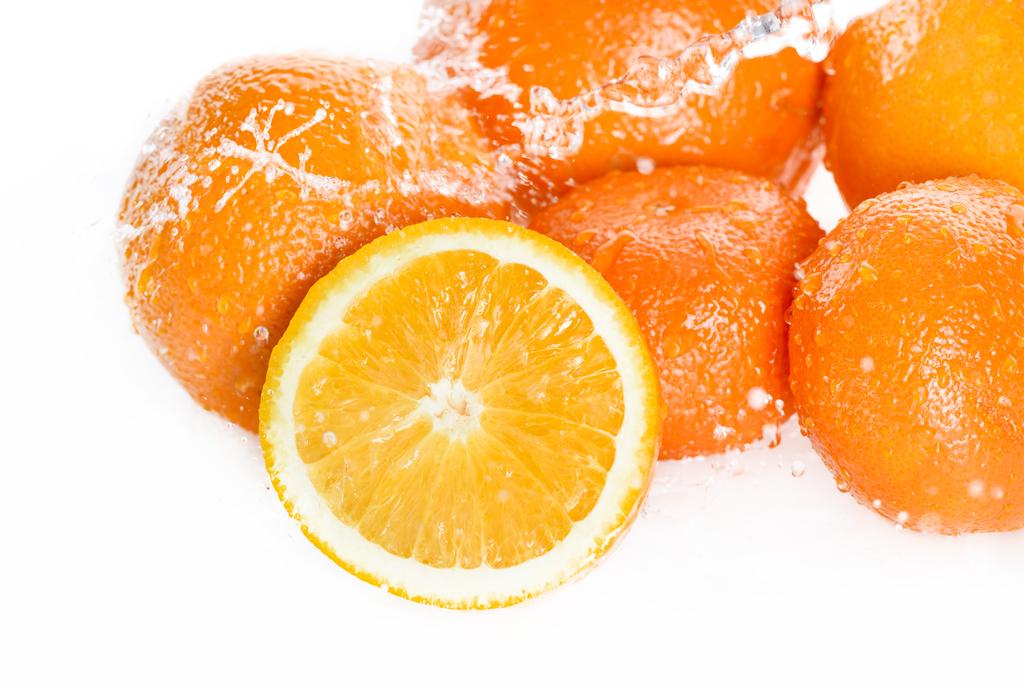 frische reife Orangen  - Foto, Bild