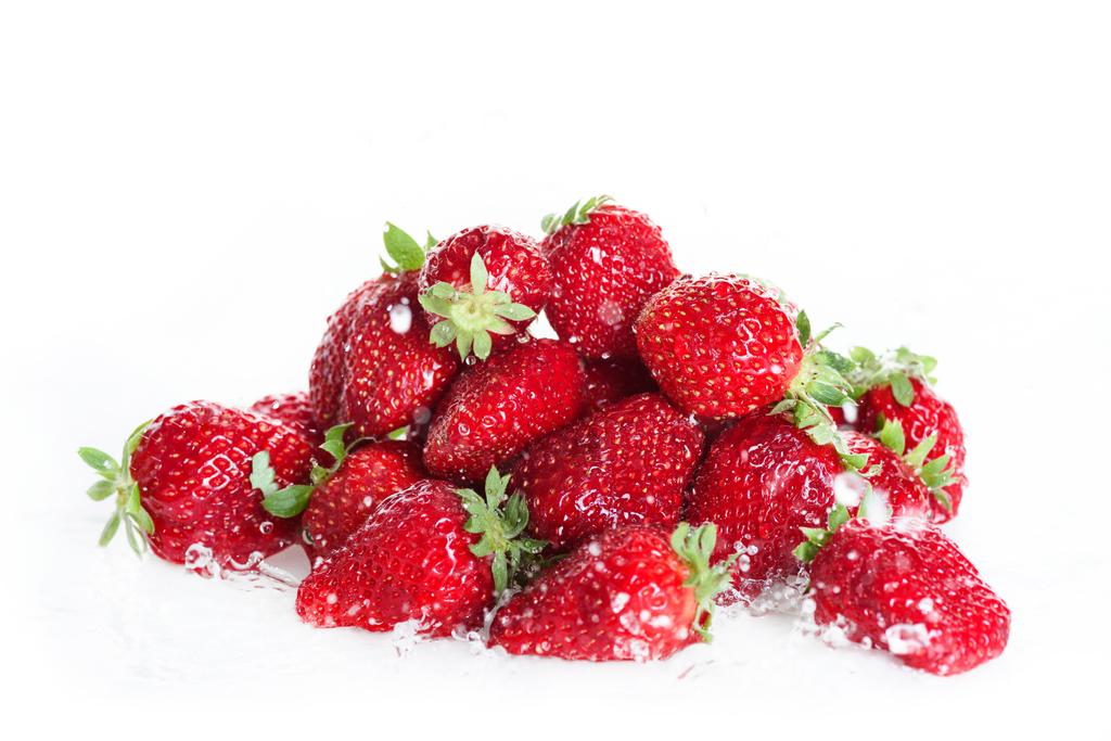 tas de fraises fraîches
 - Photo, image