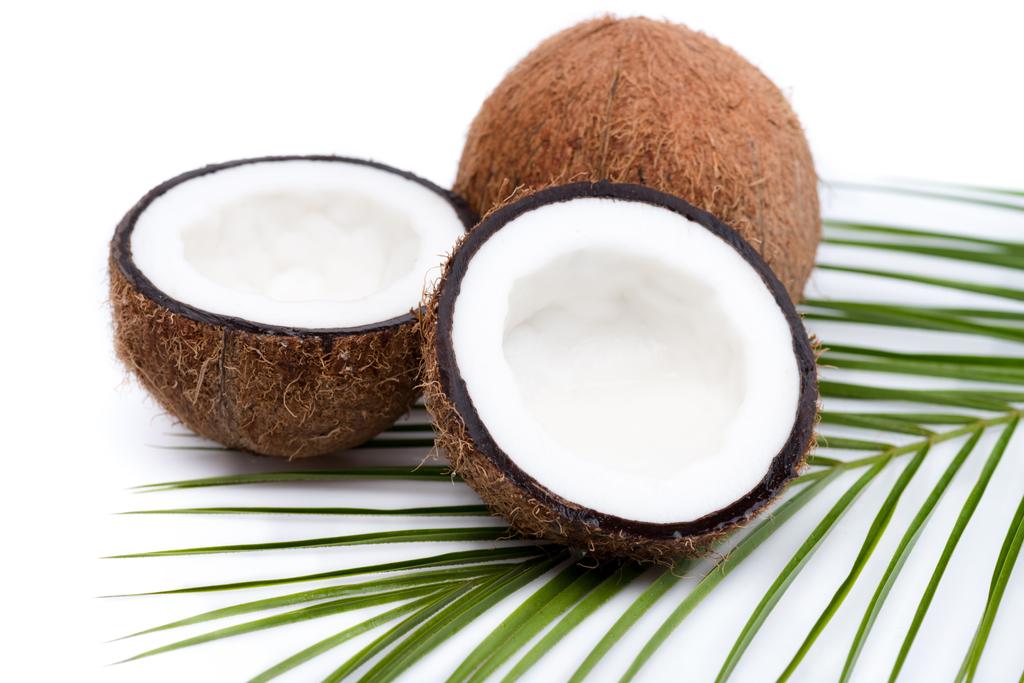 biologische rijpe kokosnoten  - Foto, afbeelding