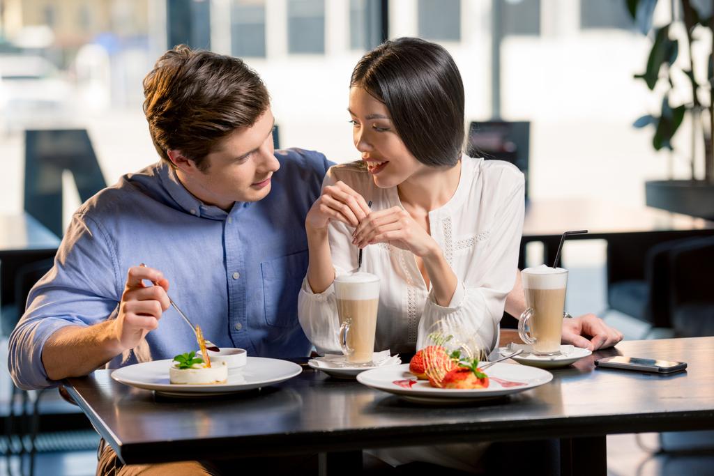 Couple in love in restaurant  - Photo, Image