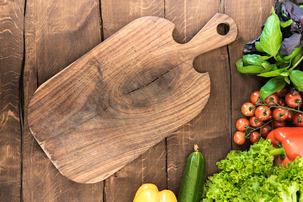 vegetables with cutting board  - Photo, Image