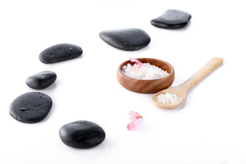 Moře sůl a wellness kameny  - Fotografie, Obrázek