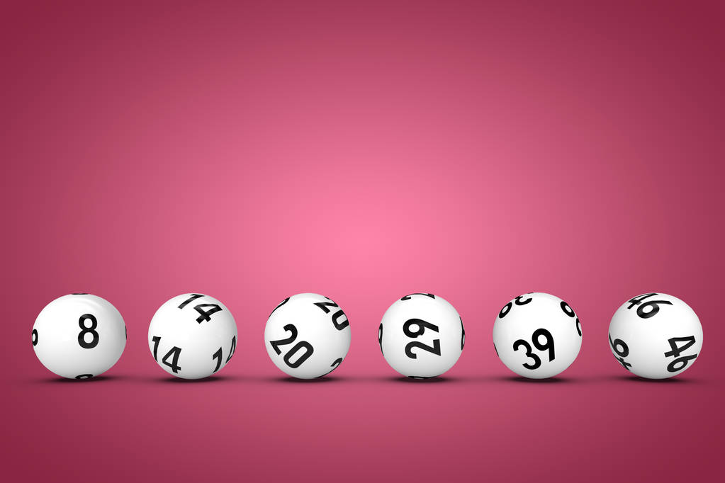 bolas de loteria branca
 - Foto, Imagem