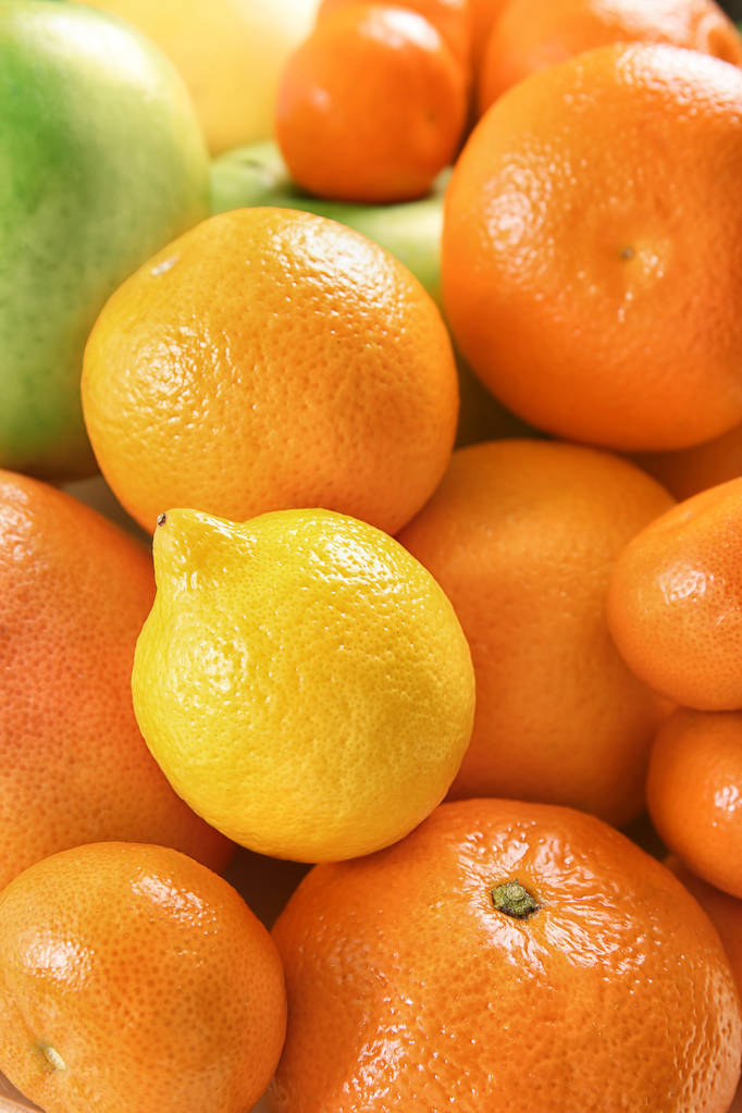 Heap of juicy citrus fruits   - Photo, Image