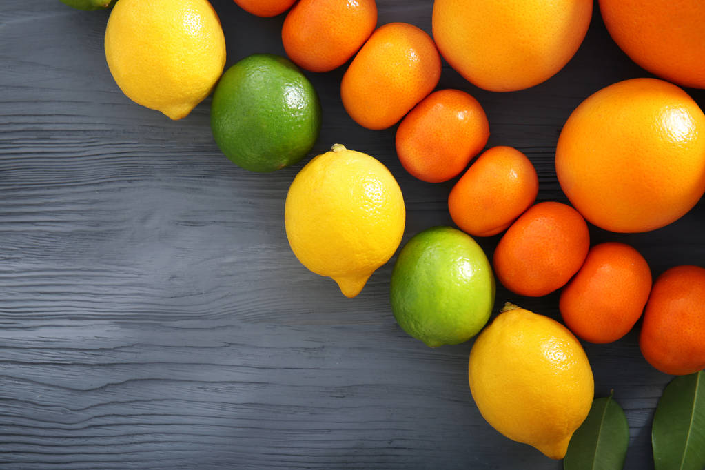Citrusféle gyümölcsök összetétele  - Fotó, kép