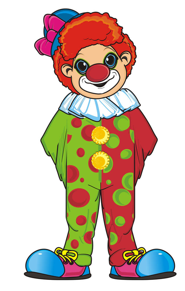 Усміхаючись кольорові клоун
 - Фото, зображення