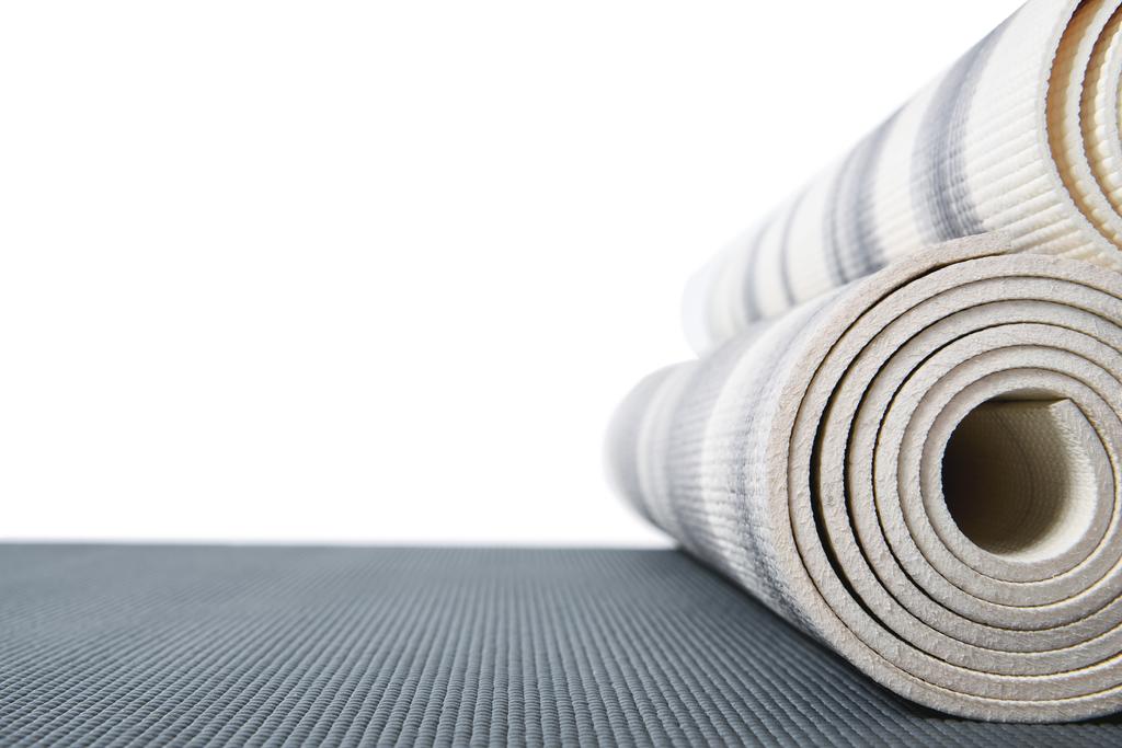 grey yoga mats - Photo, Image