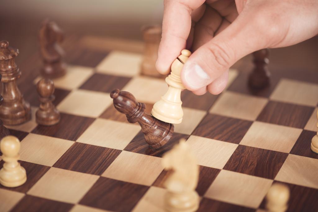 man playing chess - Photo, Image