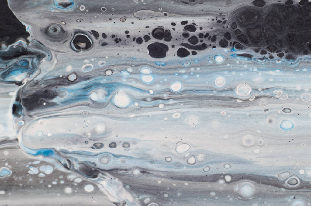 Marmurkowy morskich streszczenie tło. Płyn akrylowy wzór marmuru - Zdjęcie, obraz