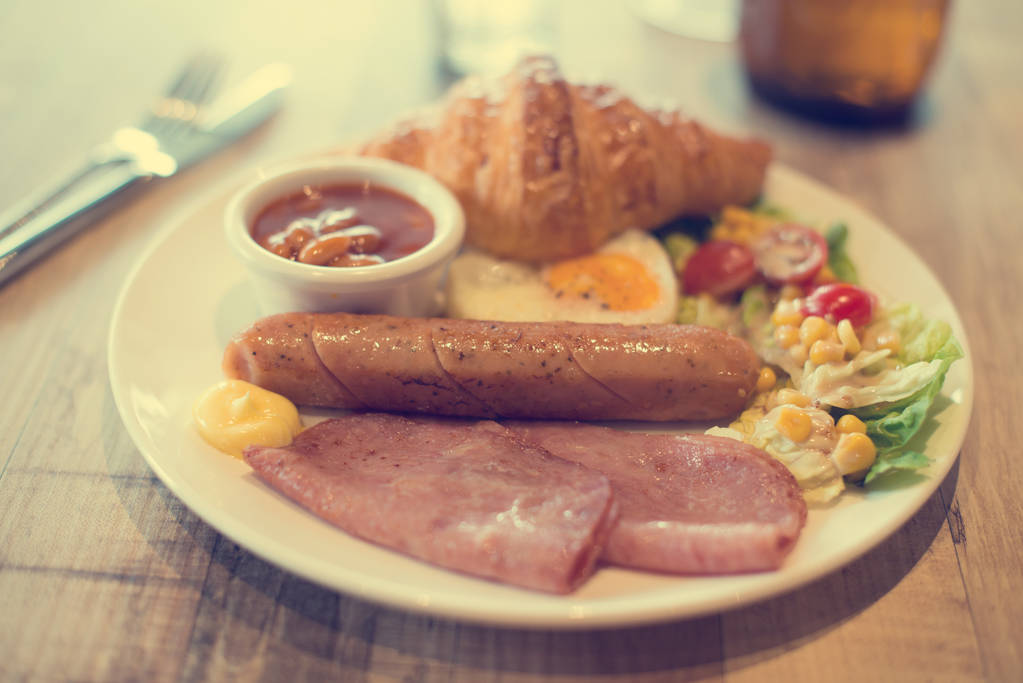Νόστιμο πρωινό Αγγλικά  - Φωτογραφία, εικόνα