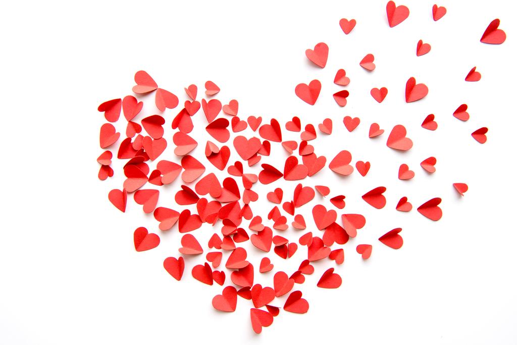σωρό από κόκκινες καρδιές  - Φωτογραφία, εικόνα