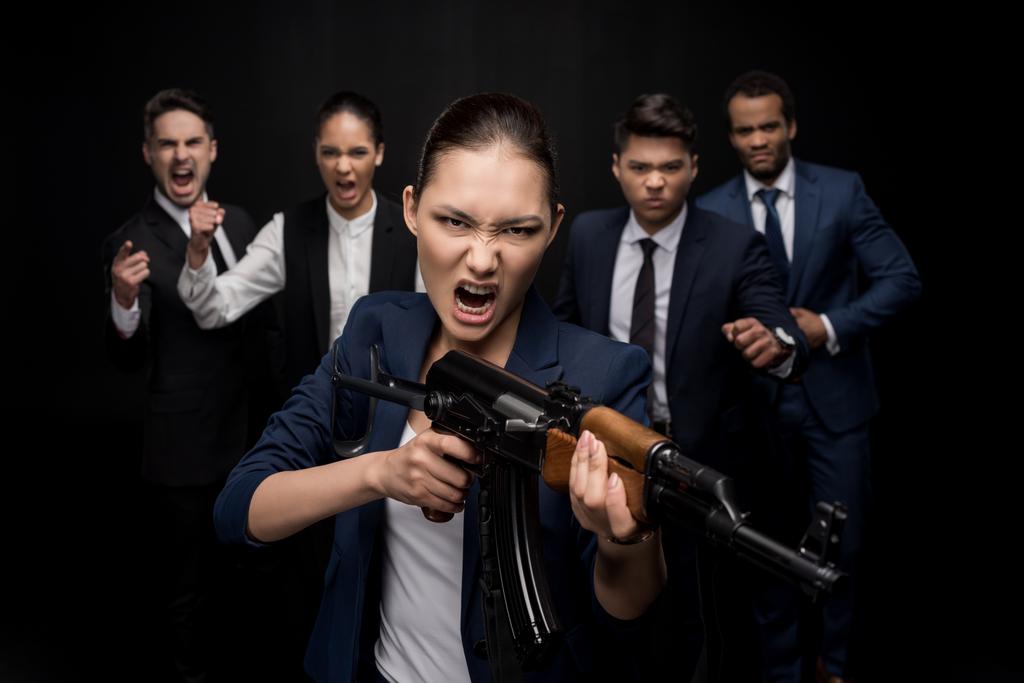 Businesspeople ready to fight - Photo, Image