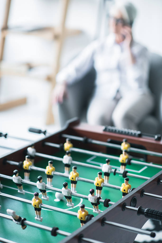 close-up foosball in office - Photo, Image