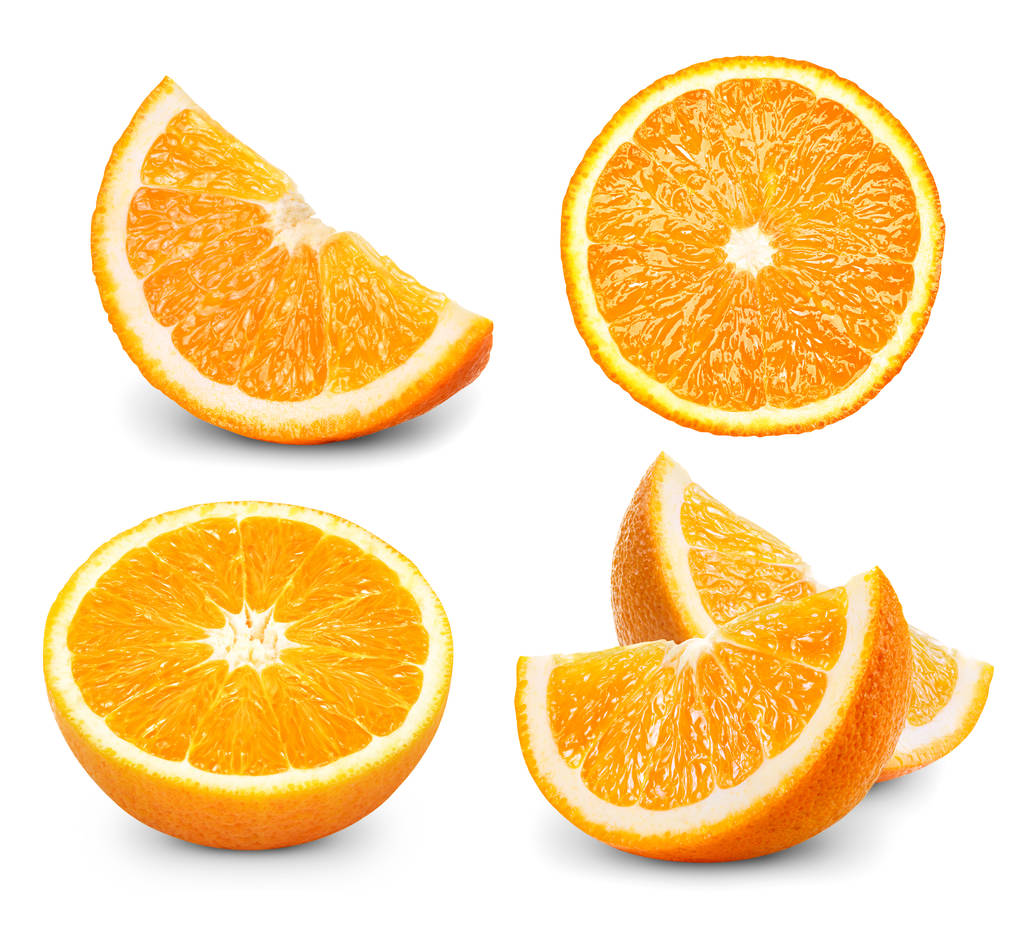 Naranja aislado sobre blanco - Foto, imagen