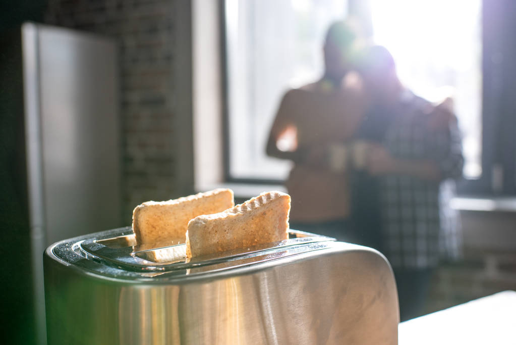 Tost makinesiyle gevrek tost  - Fotoğraf, Görsel