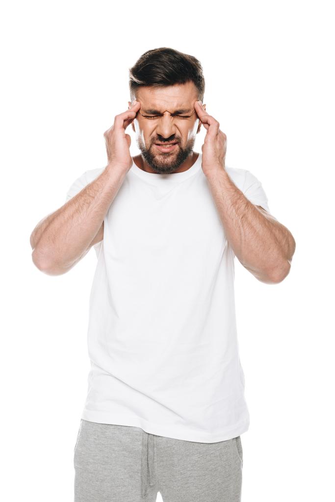 человек с огромной головной болью
 - Фото, изображение