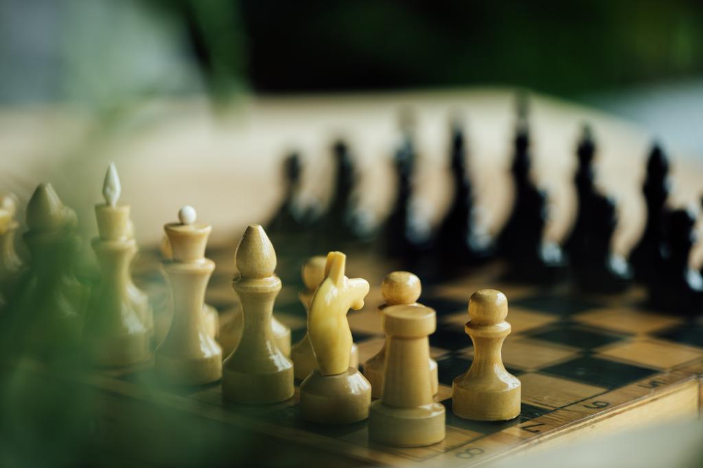 Juego de tablero de ajedrez para un nuevo juego
 - Foto, Imagen
