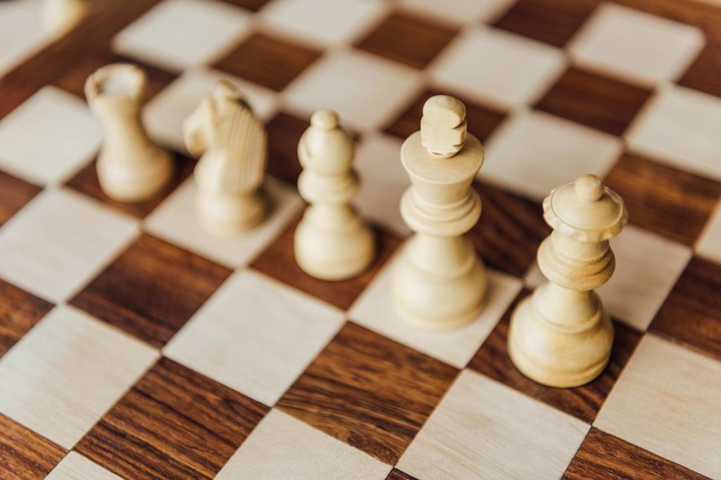 Velho tabuleiro de xadrez  - Foto, Imagem