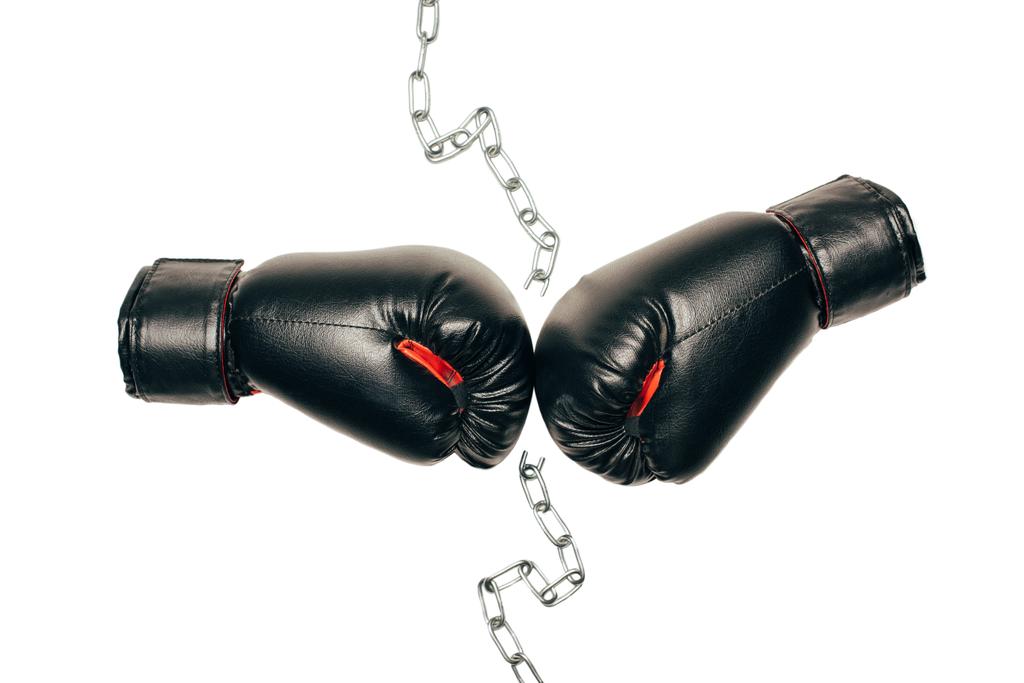 Чорні Рукавички боксерські
  - Фото, зображення