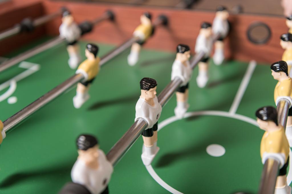 Close-up view of table football - Photo, Image