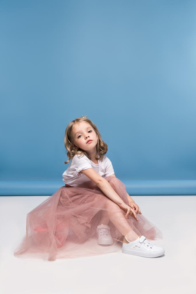 Little girl in pink skirt  - Photo, Image
