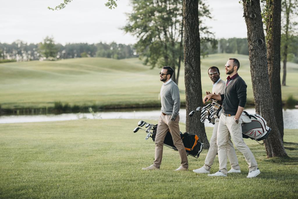 multiethnic golf players - Photo, Image
